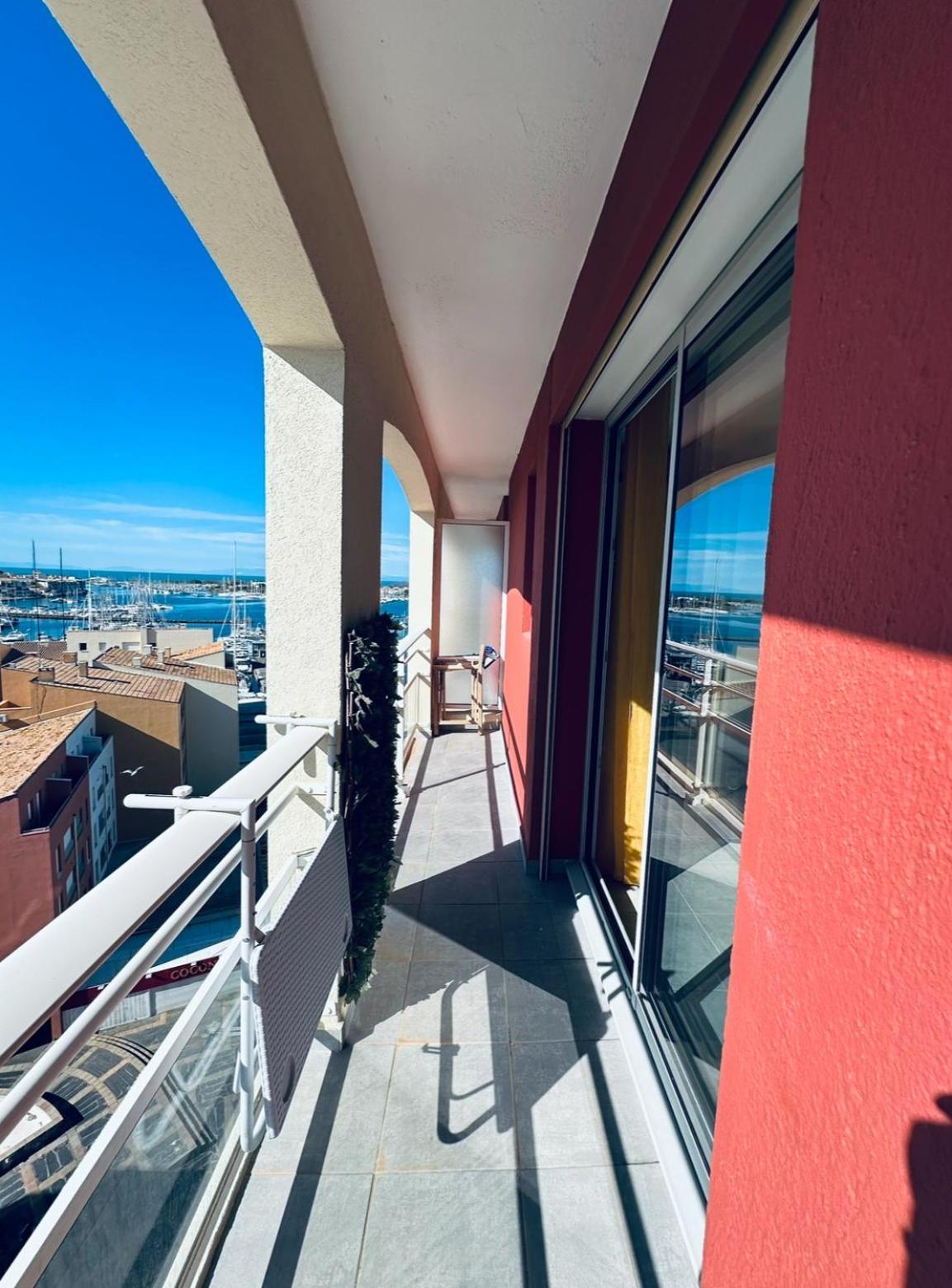 Centre Port,Vue Panoramique,Clim,Balcon,Wifi Appartement Agde Buitenkant foto
