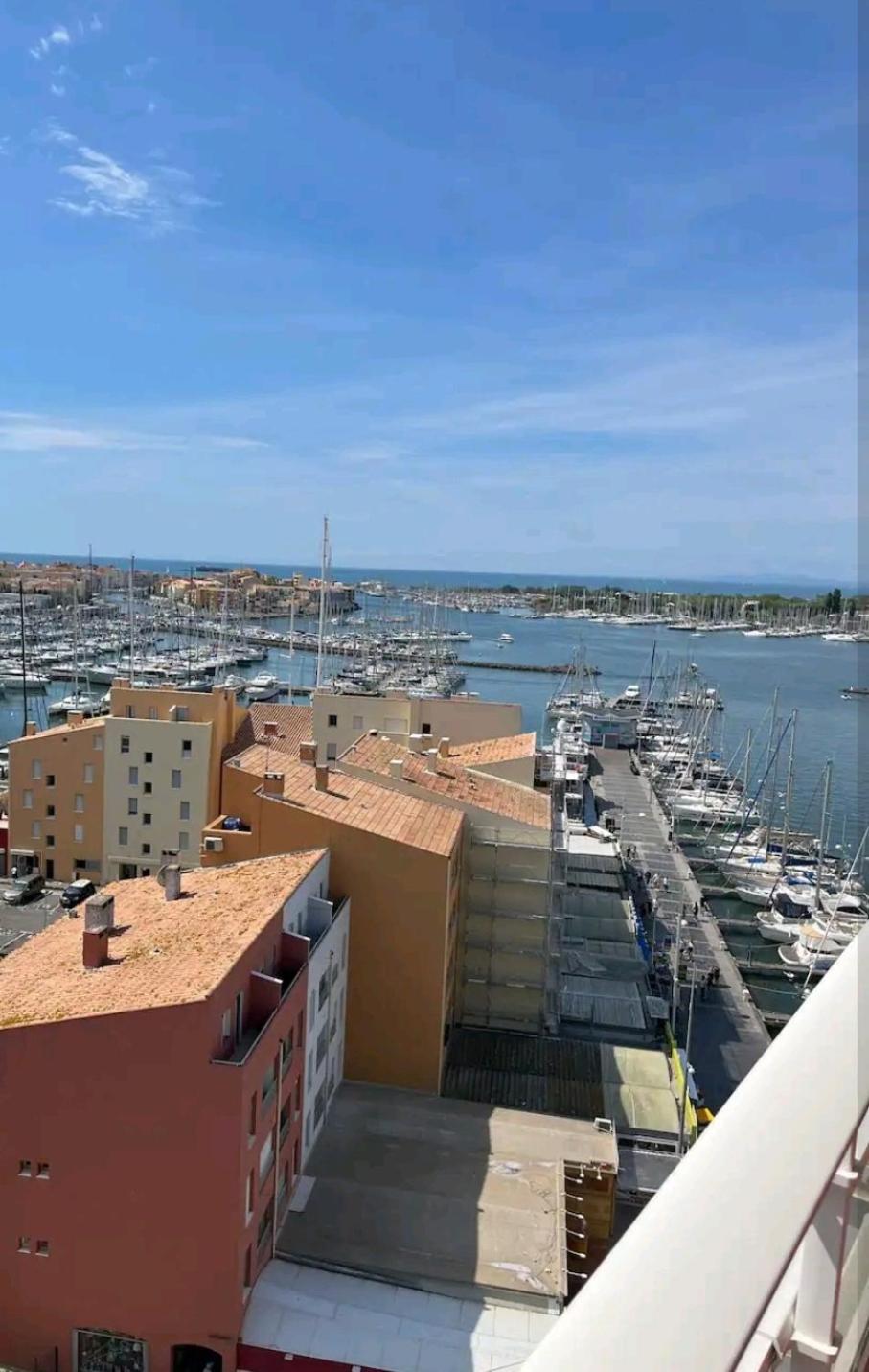Centre Port,Vue Panoramique,Clim,Balcon,Wifi Appartement Agde Buitenkant foto