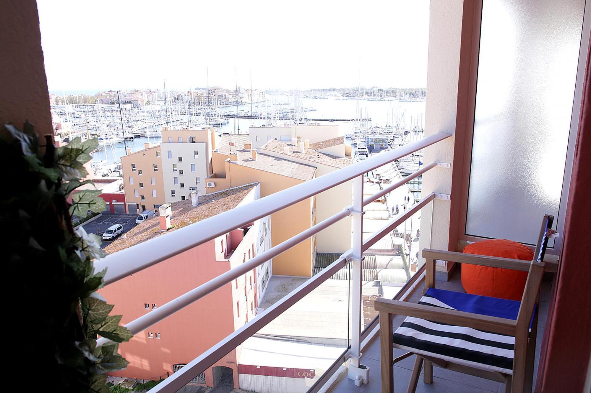 Centre Port,Vue Panoramique,Clim,Balcon,Wifi Appartement Agde Buitenkant foto