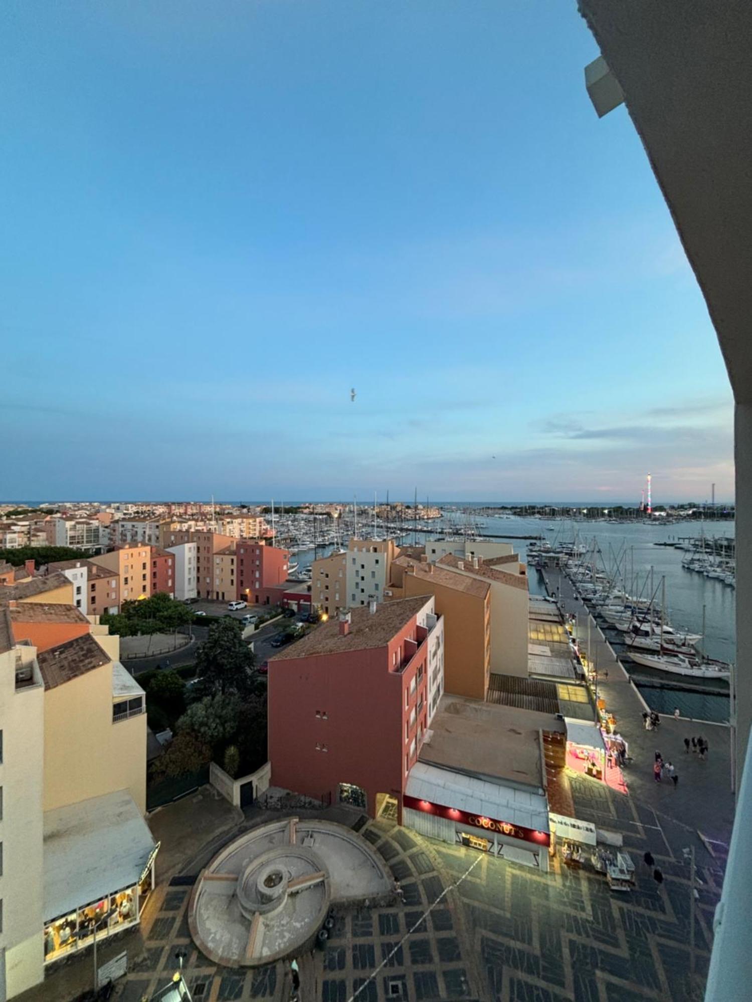 Centre Port,Vue Panoramique,Clim,Balcon,Wifi Appartement Agde Buitenkant foto